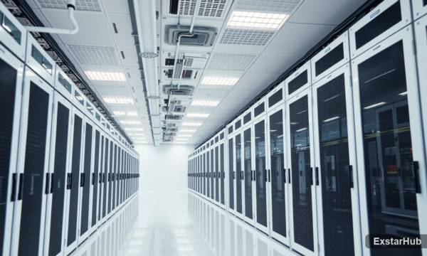 Nvidia RTX 50 series server farm representing advanced graphics processing.