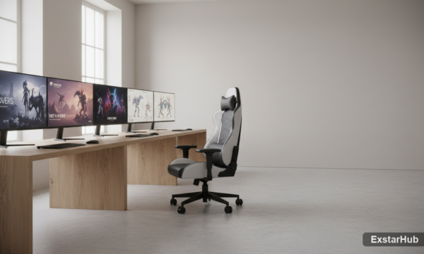 Summer Game Fest showcase workspace with game trailers and artwork highlighting upcoming games.