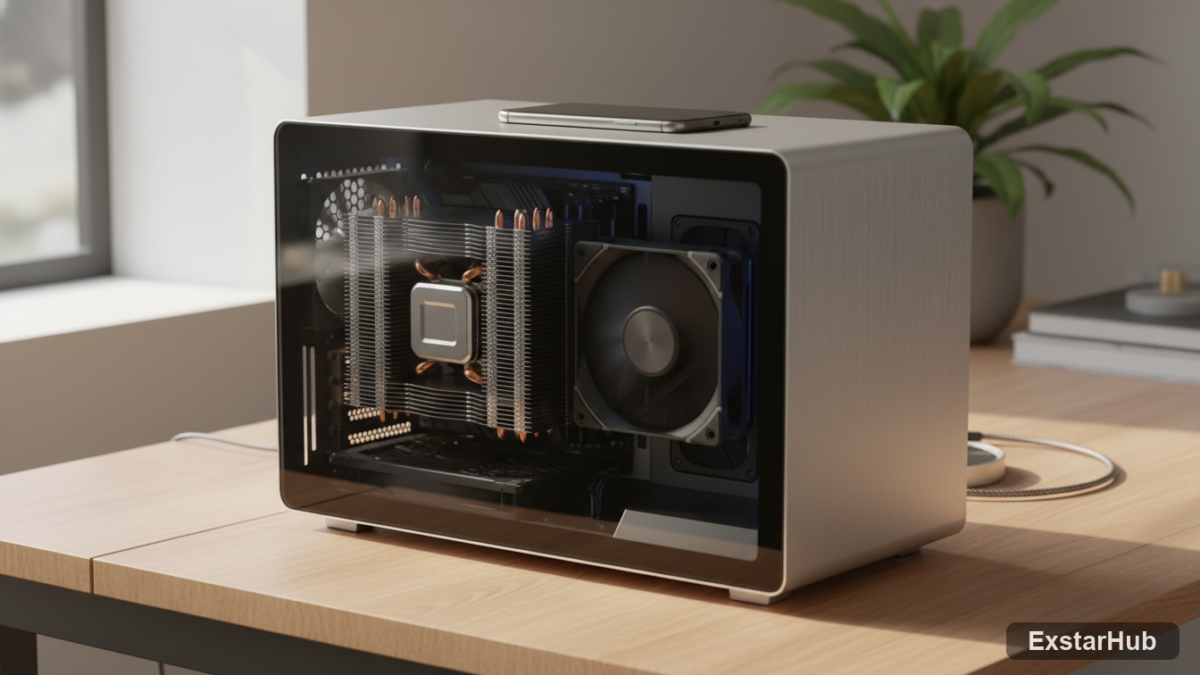 Intel Raptor Lake CPU in a small form factor PC build