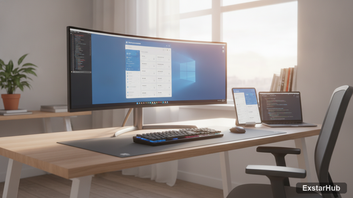 Windows PC running Android apps for enhanced productivity and versatility.