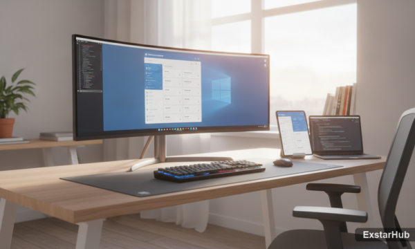 Windows PC running Android apps for enhanced productivity and versatility.