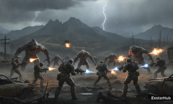 Fallout 76 players battling mutated creatures in Appalachia during the Infestation update.