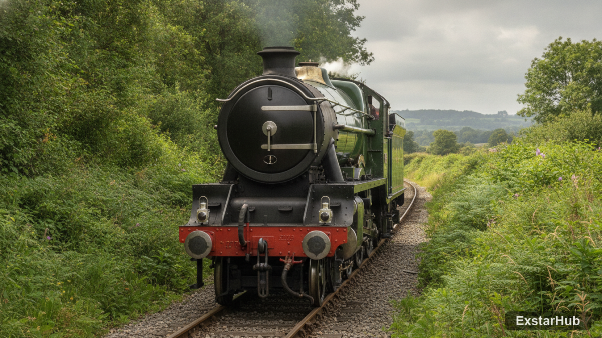 The Flying Scotsman steam locomotive in Ohio, showcasing railway history.