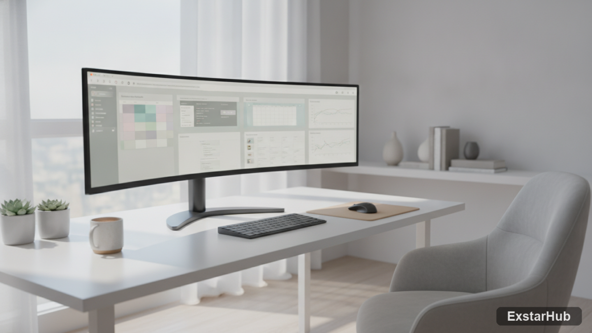 Windows virtual desktops workflow showing organized workspaces for increased productivity.