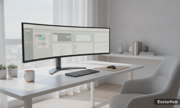 Windows virtual desktops workflow showing organized workspaces for increased productivity.