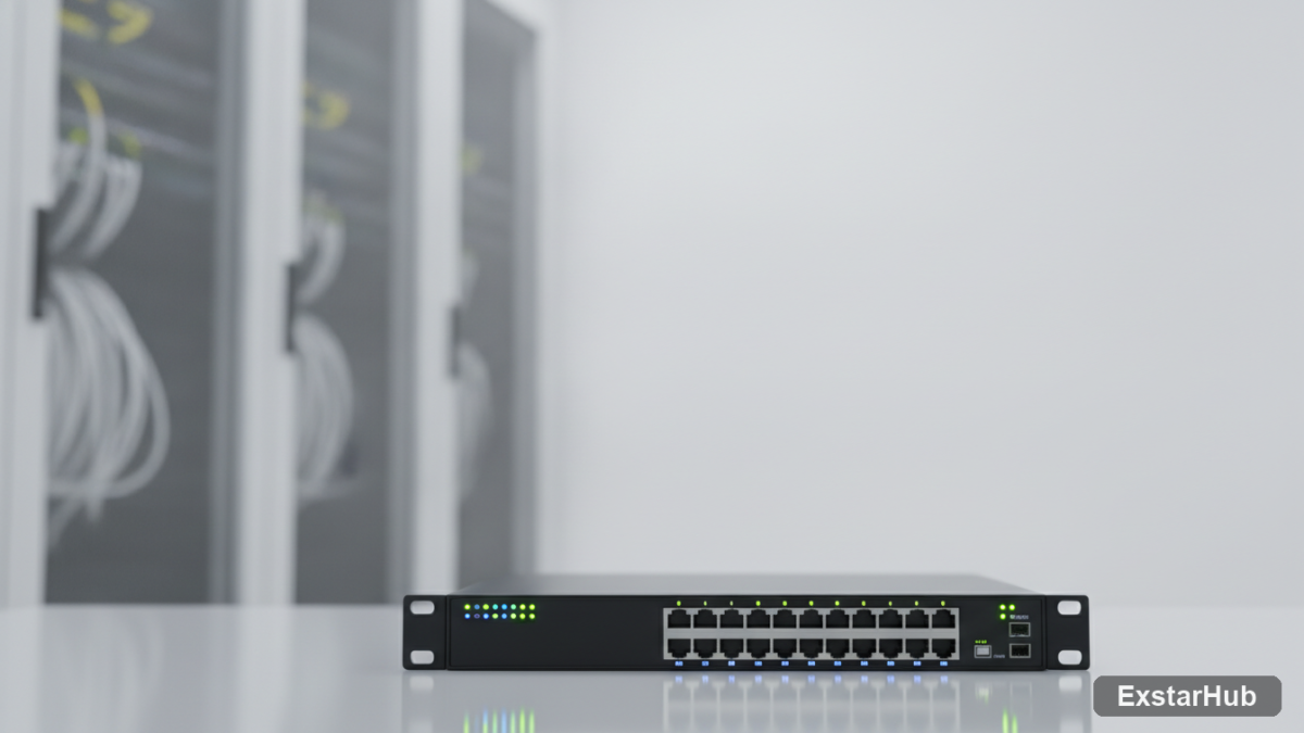 Server room showcasing API security infrastructure