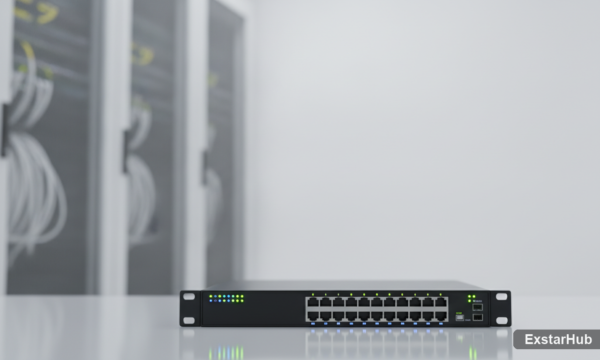 Server room showcasing API security infrastructure