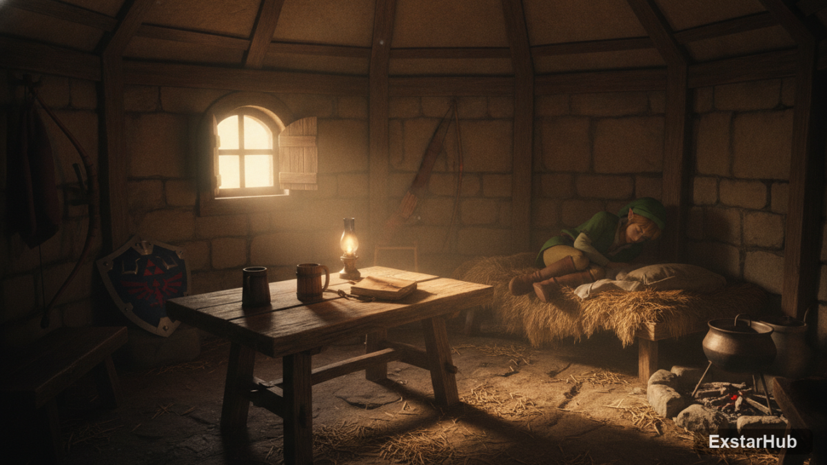 Link's hut from Ocarina of Time on Nintendo Switch 2
