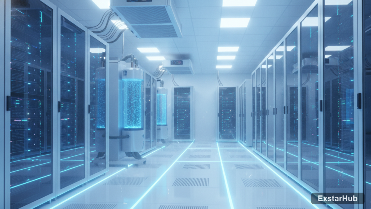 Server room showcasing NVIDIA RTX Spark gaming hardware and technology at Computex 2026.