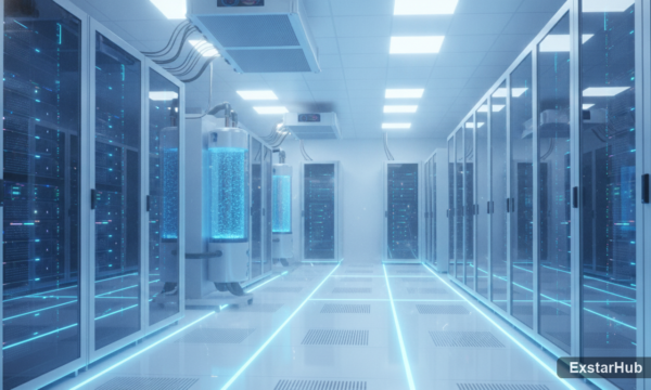 Server room showcasing NVIDIA RTX Spark gaming hardware and technology at Computex 2026.