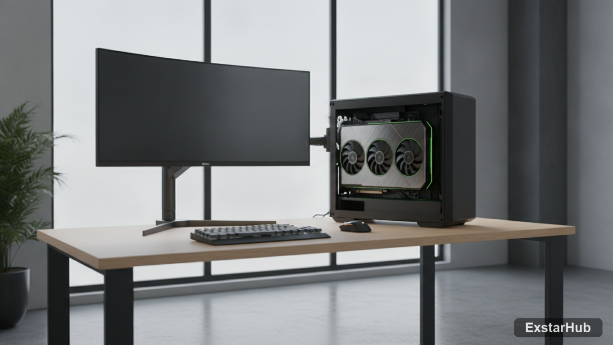 Nvidia RTX Pro 6000 Blackwell GPU in a professional workstation setup.