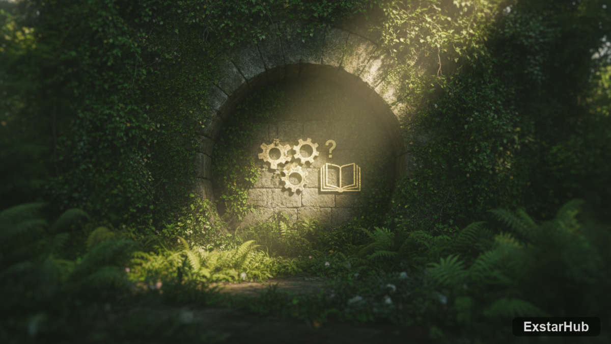 Ancient stone archway symbolizing puzzle-solving in The Relic: First Guardian
