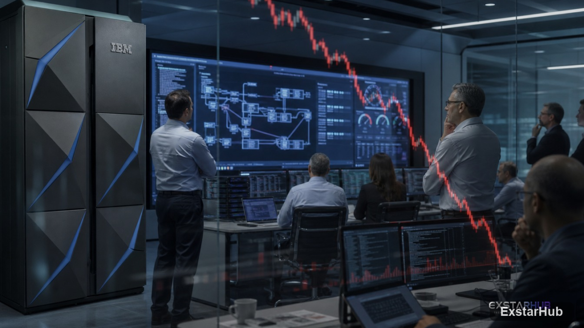 The High Cost of AI Migration: Why IBM stock closes down more than 25%
