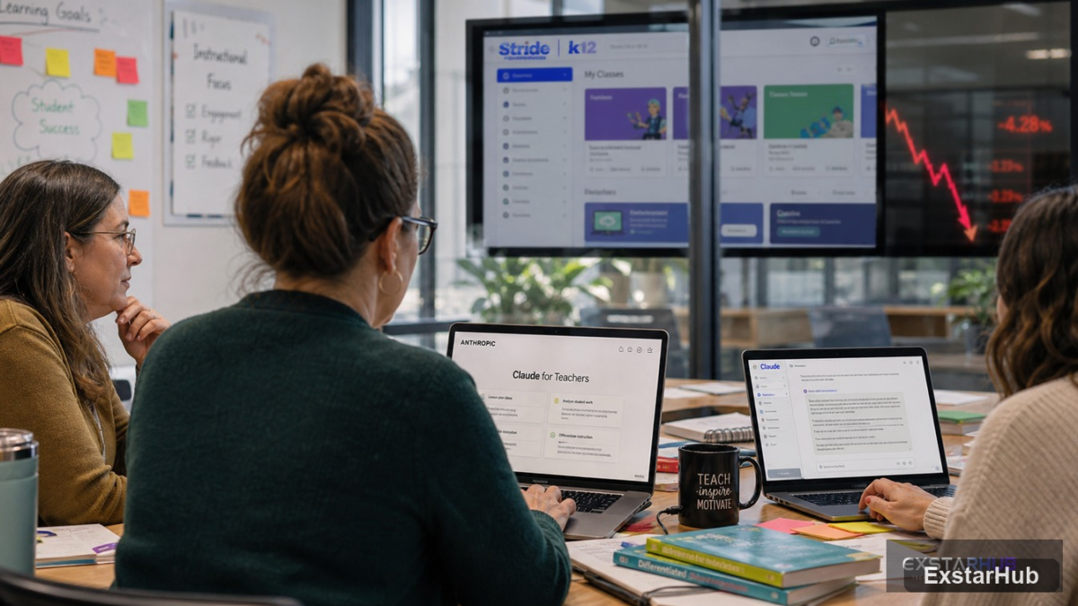 The Erosion of EdTech Moats: Why Stride Stock Falls After Anthropic Announces Claude for Teachers