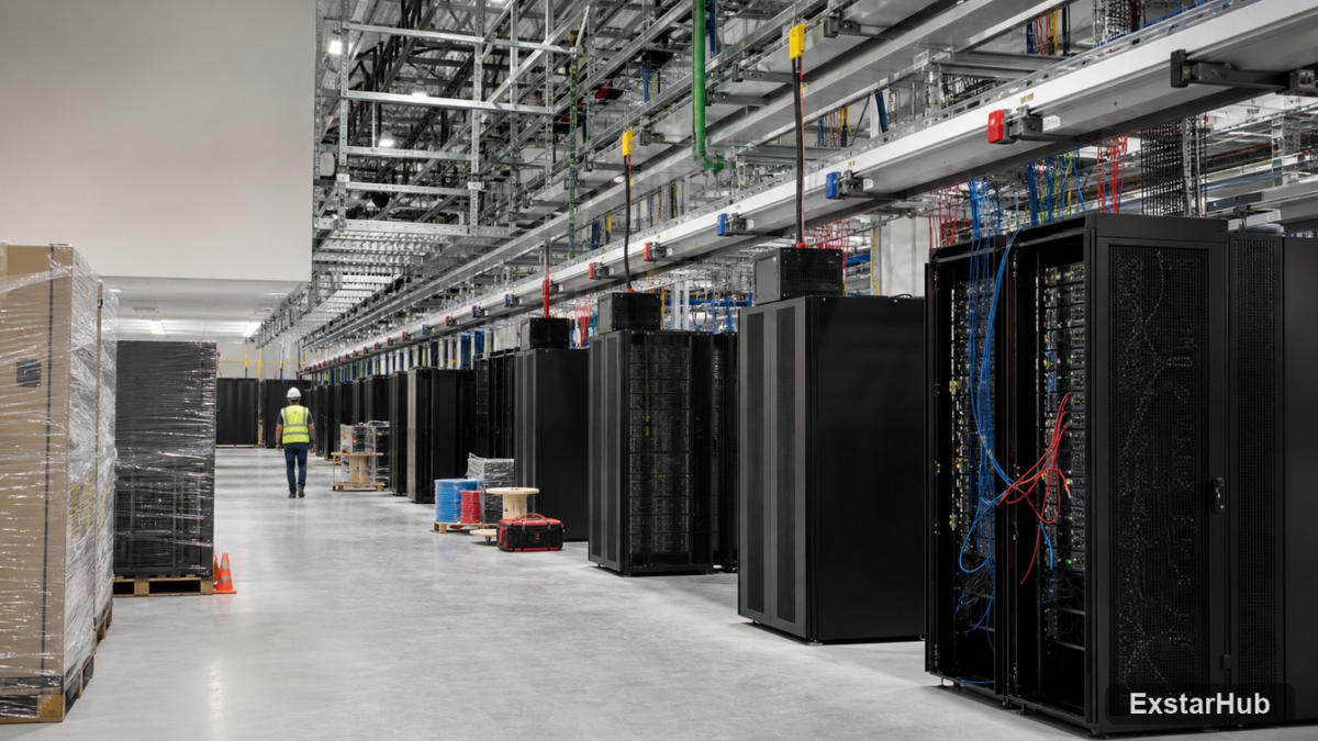 Alphabet AI spending represented by hyperscale data-center servers and infrastructure investment